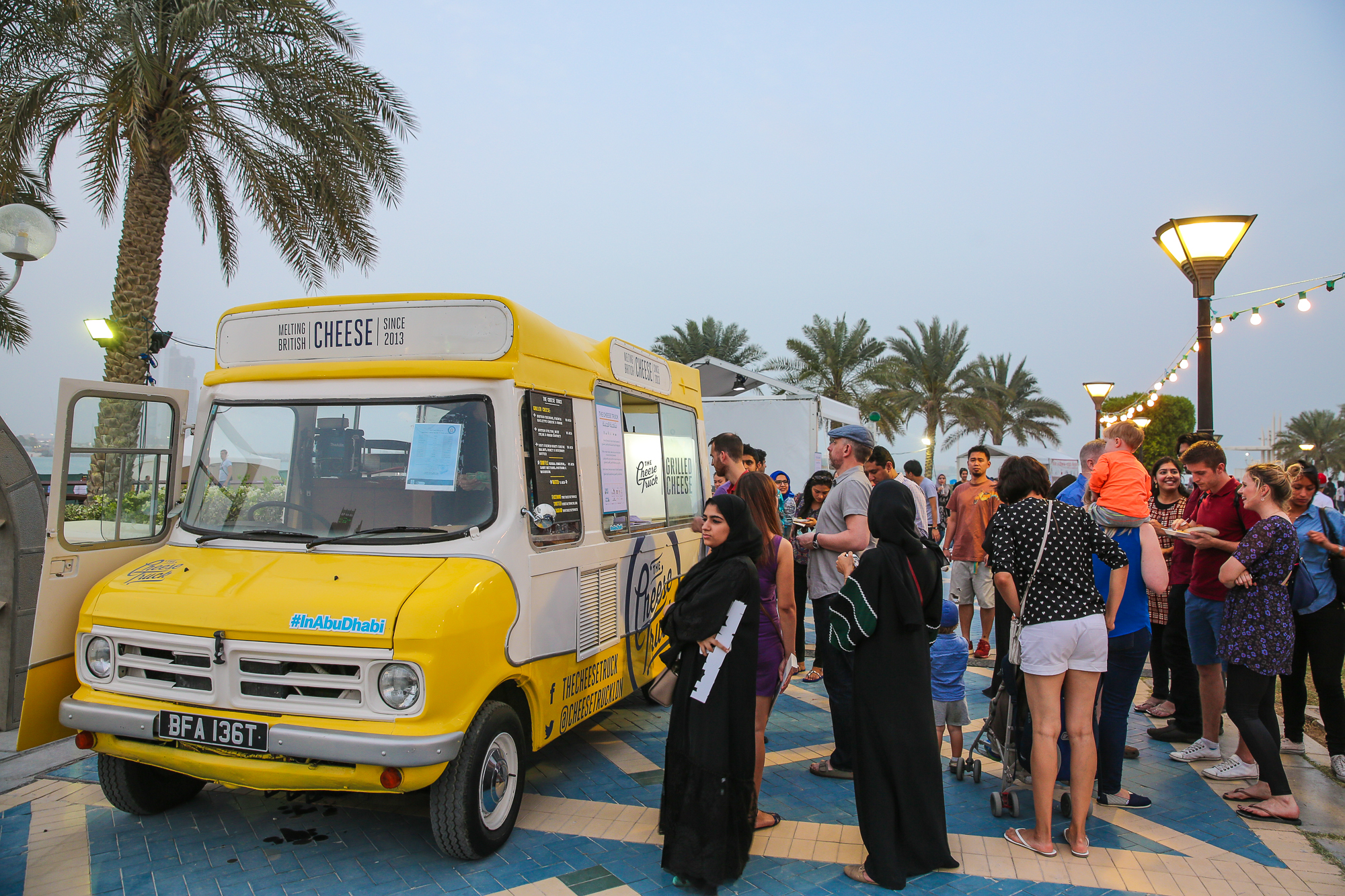The Cheese truck attracts foodies