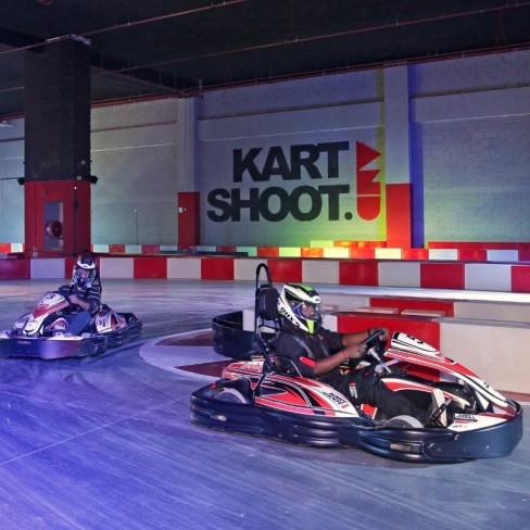 The go-kart track is suitable for children aged nine and over and prices start from AED 80.