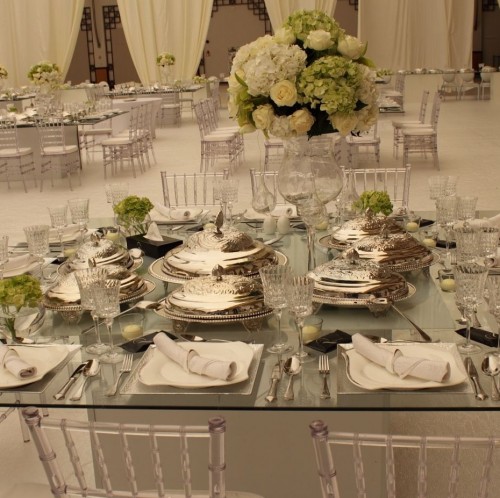 Royal Catering table set up