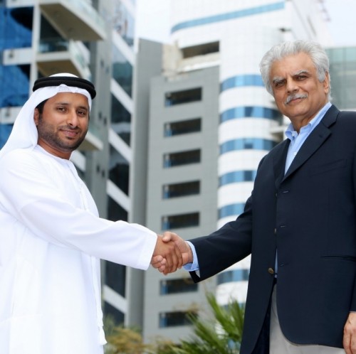 Abdulla Bin Sulayem, CEO, Seven Tides International and Sudheer Bahl, owner of Khyber