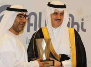 Alzaabi (left) and Khalid Saud Abuhaimed