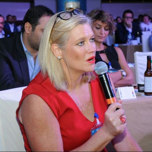 Emma Banks, GM of Jumeirah Restaurant Group was in the audience