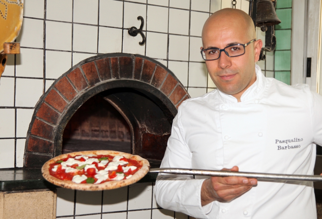 World champions Pizza acrobat Chef Pasqualino Barbasso 
