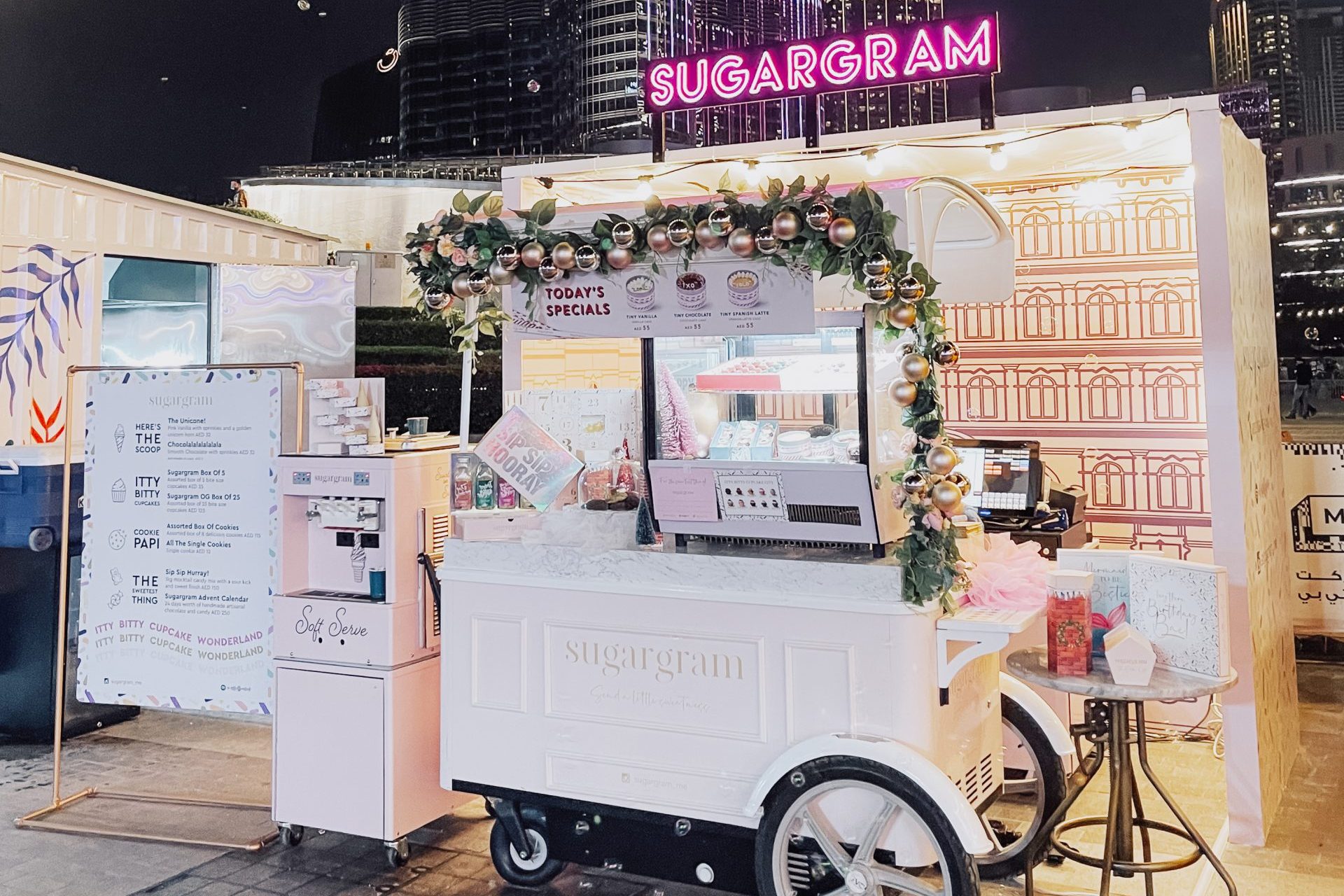 It’s not a party except Sugargram was invited with their cupcakery on wheels